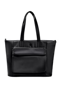 L.CREDI RIVA - Shopper, Kunstleder, für Damen - LIGHT GRAY