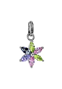 OSTSEE-SCHMUCK® - Anhänger , Blüte , Silber 925/000 - silber