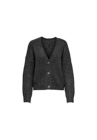 ONLY® - Strickjacke, V-Ausschnitt, für Damen - 179074 D.GREY MEL.