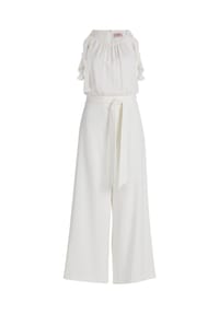 Vera Mont - Jumpsuit mit Volant - Blue Stone
