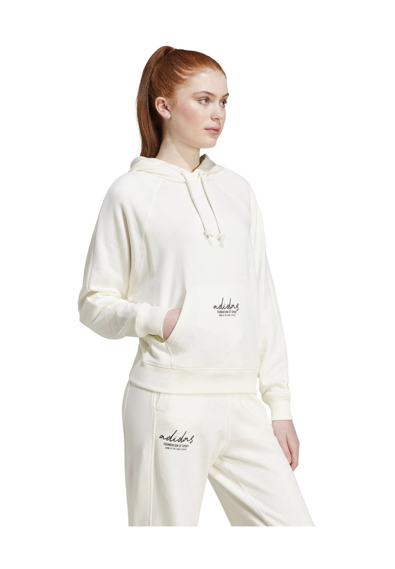 adidas Brand Love Hoodie, Tunnelzug, Baumwolle, für Damen | GALERIA