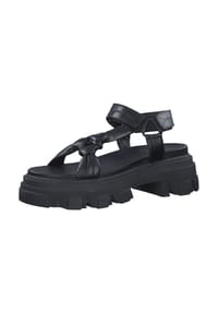 MARCO TOZZI® - Leder Sandalen - Schwarz