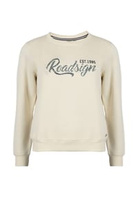 ROADSIGN® australia - Damen Sweatshirt Essence mit Logo Stickerei & Crewneck - beige