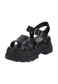 Buffalo - Lederimitat Sandalen - Schwarz