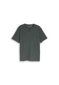 TOM TAILOR - T-Shirt, Henley-Ausschnitt, für Herren - 10348 GARDEN WHITE