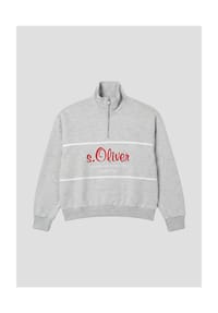 s.Oliver - Sweatshirt, Troyer, für Damen - 07D2 WHITE