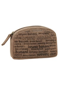 bruno banani Kosmetiktasche ALL OVER ,  Echt Leder, Made In Italy Bild 2