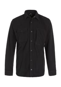 WHISTLER - Fleecehemd Enzo in kuscheligem Design - 1001 Black
