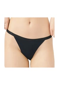 adidas - Damen Slip, 3er Pack - Sport Active Essential , Bikini, Unterwäsche, Logo, uni - Schwarz