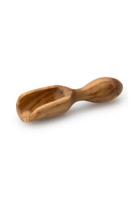 CONTINENTA - Salz-Schaufel, Olivenholz, L 10 cm - Holzfarben
