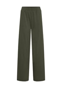 MANGUUN - Stoffhose, Gummibund, für Damen - 1 SCHWARZ/ PUNKTE