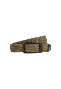 camel active - Flechtgürtel mit Stretchfunktion - Olivgrün