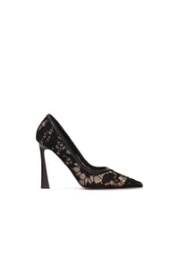 Kazar - Abendpumps aus Spitze - Schwarz