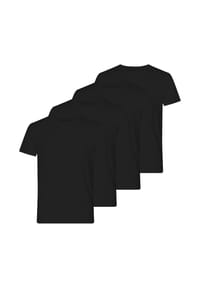 Resteröds - Unterhemd / Tanktop 4er Pack Bamboo - Schwarz