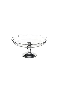 Paşabahçe - Pasabahce Patisserie Tortenplatte mit Fuß 32 cm aus Glas - elegant - Transparent 32 x 15 cm