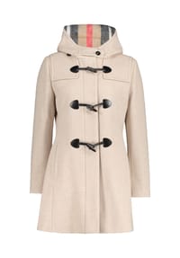 GIL BRET - Dufflecoat mit Kapuze - Bright Blue Melange