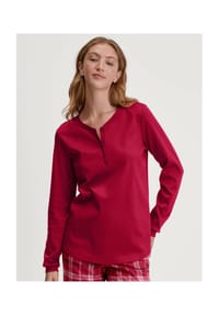 CALIDA - Damen Langarm-Shirt Favourites - rio red