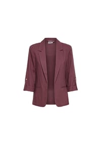 ONLY® - Blazer, Leinenanteil, für Damen - 189818 OXFORD TAN