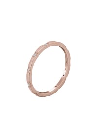 caї - Ring 925/- Sterling Silber 11 Zirkonia - rot