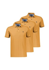 LERROS - Poloshirt 3er Pack Basic - Dull peach