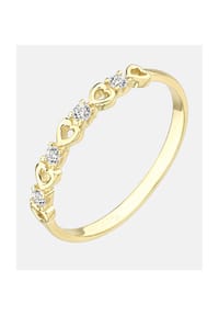 VANLERÉ - Eternity Ring, mit Zirkonia, 375 Gelbgold - gold