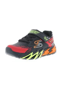 SKECHERS® 400138L/BKRD S Lights-Flex-Glow Bolt Kinder Jungen Sneaker Turnschuhe Halbschuhe schwarz/rot Bild 1