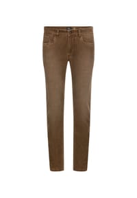 camel active - Slim Fit 5-Pocket Hose - Sepiabraun