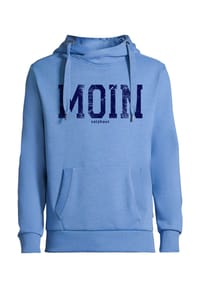 salzhaut - Hoodie HEFF - MOIN - Anthra-Neon Red