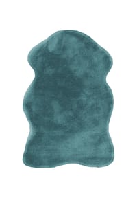 Arte Espina - Wohnzimmer Teppich – Hochflorteppich Rabbit Sheepskin 225 60 x 90 cm - türkis