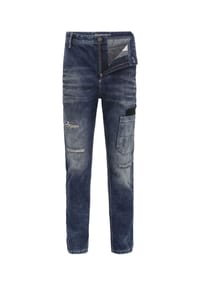CIPO & BAXX® - Jeanshose CD907 mit Strapazierfähiger Baumwollmix - BLUE