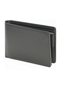 Esquire Logo - Logo Geldbörse Leder 13 cm - schwarz