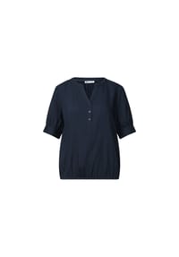 Street One - Shirtbluse, Split-Neck, für Damen - 17820 RUSTIC ROUGE