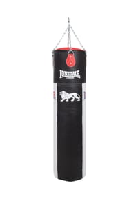 LONSDALE™ - Boxsack aus Kunstleder FENGATE - Black/White/Red