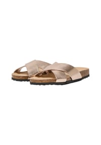 ONLINE SHOES - Pantolette Maxi Schlappen - beige