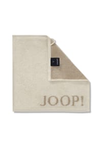JOOP! CLASSIC DOUBLEFACE Seifentuch 30x30 cm, Creme - JOOP! CLASSIC DOUBLEFACE - Anthrazit