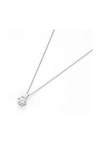 Luigi Merano® - Kette mit Brillant Anhänger ca. 0,25 ct, 585 Gold - silber