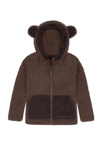 normani® - Kinder Teddy Jacke Barvas - Braun