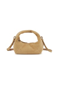 LES VISIONNAIRES Greta Mini Icon - Greta Mini Icon Handtasche Leder 23 cm - cloud grey