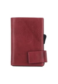 SecWal SecWal 1 - SecWal 1 Kreditkartenetui Geldbörse RFID Leder 9 cm - rot