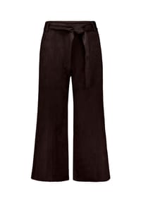 zero - Culotte mit Bindegürtel - Chocolate Plum