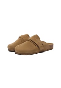 EVERAU® - Damen Leder Sandalen - Norfolk - CHESTNUT