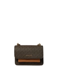 MICHAEL KORS CLAIRE - Umhängetasche, Magnetverschluss, für Damen - BRN/ACORN