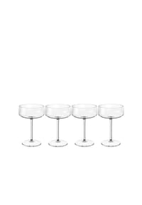 Villeroy & Boch Sekt- / Champagnerschalen Afina 120 ml 4er Set transparent - AFINA - transparent