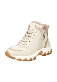 TT BAGATT - Lederimitat/Textil Stiefelette - Beige/Braun