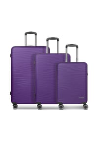 FRANKY Dallas 3.0 - Dallas 3.0 4 Rollen Kofferset 3-teilig mit Dehnfalte - black