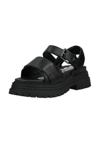 Buffalo - Lederimitat Sandalen - Schwarz