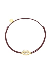 GLANZSTÜCKE MÜNCHEN - Damen Armband aus 925/- Sterling Silber in Gelbgold mit Zirkonia - gelbgold
