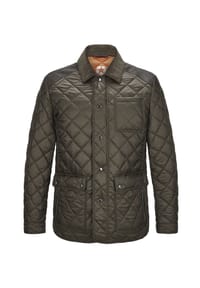 MILESTONE® - Jacke MSSantos Ledereinsätze an Schultern und Ellbogen - Oliv