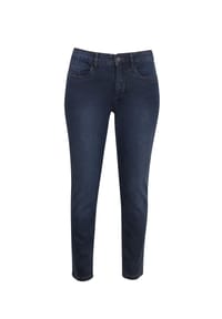 STOOKER® - FLORENZ DENIM Damen 5-Pocket-Jeans lang - black denim