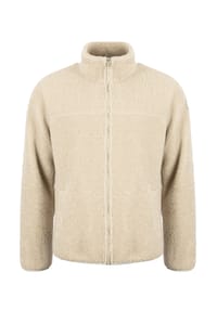 ROADSIGN® australia - Herren Jacke Sheep mit Sherpa-Oberfläche und Reißverschluss - beige